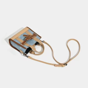 Luxury Designer Bag Tote Women Handbags Letter Shoulder Brands Soft PU Shopper Purses Spliced Color contrast Crossbody Bags - Image 5