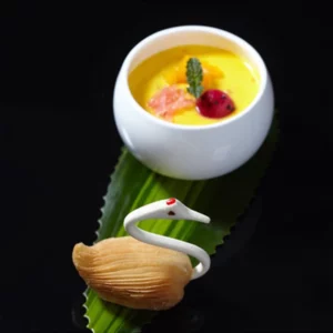 Creative Matte White Ceramic Bowl with Lid Modern Restaurant Hotel Dessert Bird's Nest Shark Fin Dim Sum Steaming Bowl Tableware - Image 2