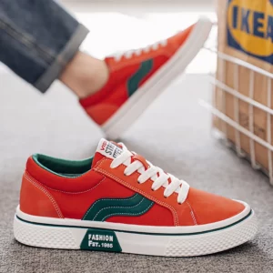 Men's Casual Sneakers Hot Selling Classic Breath Canvas Shoes Outdoor Fitness Training Shoes Anti Slip Wear-resistant Work Shoes - Image 6