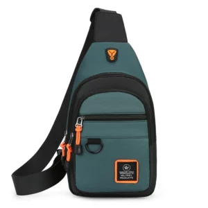 Fashion Men's Chest Bag Handbag Lightweight Oxford Fabric Crossbody Shoulder Bag Stylish Casual Men's Waist Packs Male Chest Bag - Image 2