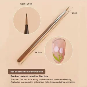 9PCS UV Gel Nail Brush Liner DIY Painting Pen Manicure Acrylic Drawing Brush for Nail Art Design Nails Tip Display Painting Tool - Image 6