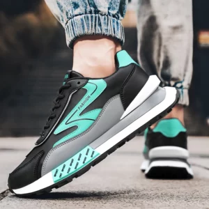 PARZVIAL New Brand Men Platform Sneakers Fashion Cushion Outdoor Jogging Forrest Gump Sneakers Athletic Trainers Male Sneakers - Image 5