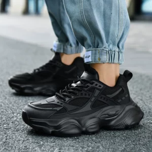 Men's Sneakers Casual Athletic Walking Sneakers Male Black High Quality Trend Platform Running Basketball Shoes For Men 2025 - Image 3