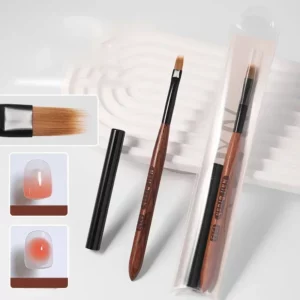 Gradient Nail Art Brush Acrylic Nail Ombre Pen DIY UV Gel Brushes Painting Drawing Flowers Nails Brush Manicure Tools for Salon - Image 4