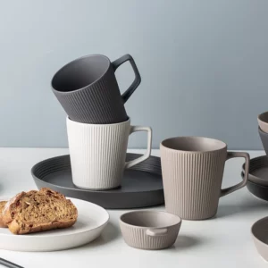 450ML Household ceramic mugs, large capacity water cups, men's and women's coffee cups, milk cups, office mugs, couple cups - Image 4