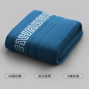 380g new pure cotton thick bath towel 70*140 soft absorbent no shedding color - Image 5