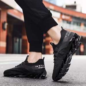 Men Shoes Fashion Mesh Breathable High-quality Sneakers Platform Soft Sole Casual Trend Versatile Running Shoes Tenis Masculino - Image 3
