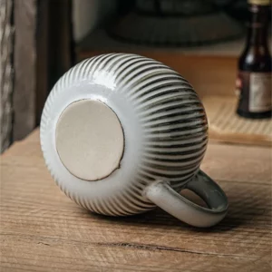 200ml/375ml Japan Style Ceramic Ball Cup Retro Minimalist Coffee Mug Breakfast Cup Home Office Drinkware Drinking Water Tumbler - Image 3