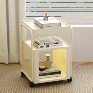 Realife A Few Sofas And Cabinets By The Side Creative Living Room Small Coffee Table Corner Bedroom Simple Iron Bedside Table - Image 3