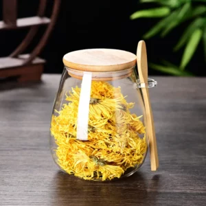 Hermetic Containers for Food Storage Pots Glass Jar with Lid Sealed Container Sugar and Tea Cans Airtight Kitchen Coffee Jars - Image 4