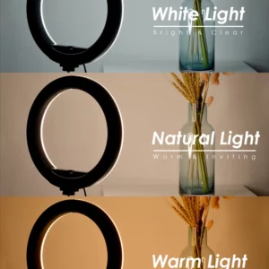 Tripod With LED Ring Light For Phone Tripod Camera Stand Selfie Photography Light LED Lamp Color Photo Studio For YouTube Live - Image 2