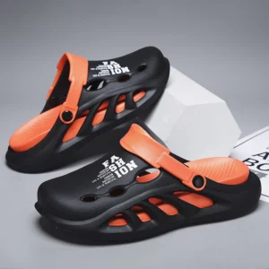 2024 New Men Outdoor Sandals Slippers Beach Comfortable Thick Soft Sole Clogs Men Casual Shoes Garden Shoes Mens Beach Sandals - Image 2