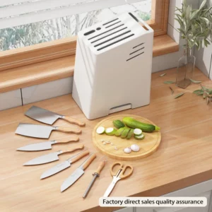 Multifunctional Household Knife Stand Square Kitchen Knife Holder Kitchen AccessoriesKitchen Countertop Storage Box Gadget - Image 2