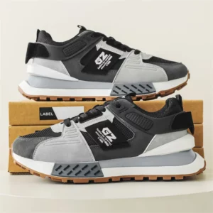 Spring/Autumn Thick soled Height Increasing Youth Sports Shoes 2024 Men's Fashion Breathable Lightweight Casual Running Shoes - Image 4