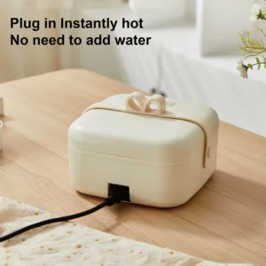 1.2L Water-free Electric Lunch Box Portable Heated Insulated Lunch Box Plug-in Heating Office Lunch Box Camping Food Heater 220V - Image 6