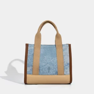 Luxury Designer Bag Tote Women Handbags Letter Shoulder Brands Soft PU Shopper Purses Spliced Color contrast Crossbody Bags - Image 4