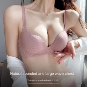 Super thick 8CM no steel ring bra thickened and gathered small chest flat chest special extra thick bra sexy underwear - Image 3