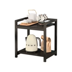 Double Layer Small Side Table Tea Table Tea Rack Chess And Card Room Special Shelf For Card Play Tea Table - Image 5