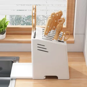 Multifunctional Household Knife Stand Square Kitchen Knife Holder Kitchen AccessoriesKitchen Countertop Storage Box Gadget - Image 4