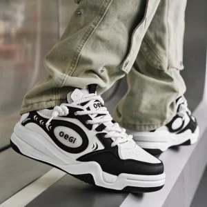 Street Blue Men's Skate Shoes Trendy Casual Outdoor Platform Hip Hop Sneakers Men Fashion Comfort Designer Skateboard Shoes Men - Image 5