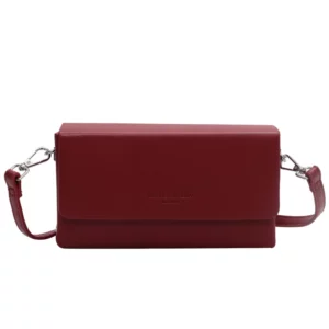 High-end Red Bags For 2024 New Trendy Letter Women's One Shoulder Crossbody Bag Pop Versatile Retro Commuting Small Square Pack - Image 5