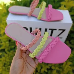 2022 NEW Women Cute Light Weight Summer Hemp Home Slippers Lady Casual Sweet Summer Beach Comfort Slippers shoes for women - Image 2