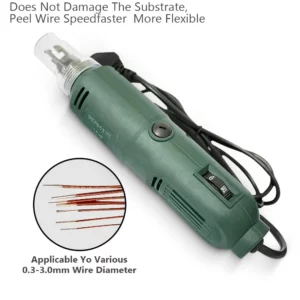 110v 220v Enameled Wire Stripping Machine, Varnished Wire Stripper,0.3-3.0mm Enameled Copper Wire Stripper - Image 2