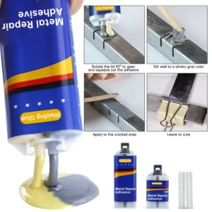 High Strength AB Glue Strong Metal Repair Glue Cold Welding Glue Magic Plastic Repair Industrial Repair Agent AB Glue Sealant - Image 4