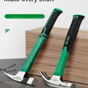 Multi functional anti-skid shockproof claw hammer Woodworking hammering steel hammer Magnetic automatic nail hammer Hand tool - Image 6