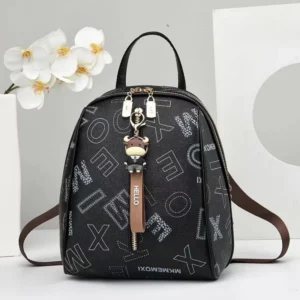 Women Backpack Fashion Anti-theft School Bag Designer Printing Leather Female Large Capacity Travel Shoulder Handbag women bags - Image 4
