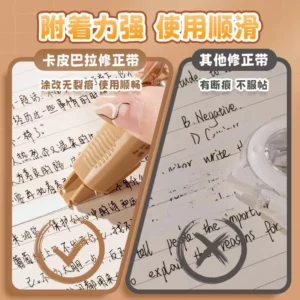 kawaii Aesthetic stationery back to school supplies capybara correction tape corrector school accessories equipment Cute things - Image 4