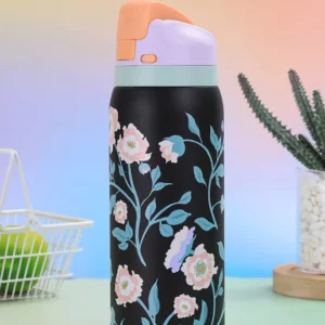 Hot Selling 304 Stainless Steel Insulated Bottle Fashionable Cartoon Pattern Sports Kettle Large Capacity Portable Handheld Cup - Image 4