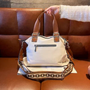 Large Capacity Tote Bag Top Handle Handbag Fashion Messenger Sac A Main Female Hobos Shoulder Shopper Luxury Bags - Image 5