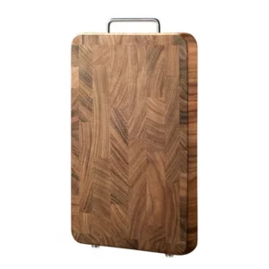 Black walnut cutting board Solid wood cutting board mortise and tenon joint technology household double-sided cutting board - Image 5