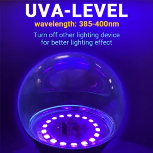 12W E27 UV LED Bulb Purple Black Lights Bulbs Glow in the Dark Party Halloween Decoration Fluorescent Light Lamp AC 85-265V - Image 3