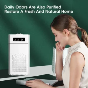 Small Air Purifier Compact Desktop HEPA Filter Air Cleaner Remover Second-hand Smoke Odor for Home Bedroom Office Car Toilet - Image 3