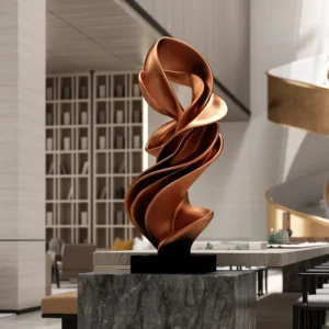 Home Decor Modern Abstract Sculpture Ornament Crafts Villa Stairs Hotel Lobby Corridor Aisle Floor Art Decoration - Image 4