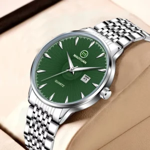 2025 New Maoyuan Luxury Watch Business Waterproof Male Clock Luminous Date Stainless Steel Square Quartz Men Watch reloj hombre - Image 5