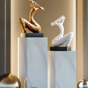 Home Decor Sculpture Creative Abstract Interior Figurines Statue Art Ornaments Living Room Large Floor Decor Housewarming Gifts - Image 3