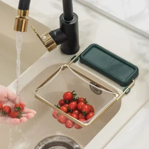 Sink Filter Rack Kitchen Foldable Sink Strainer Mesh Bag Stand Waste Garbage Net Shelf Anti-Clogging Disposable Garbage Mesh Bag - Image 4