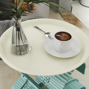 Innovative Metal Art Sofa Stand Minimalist S-Shaped Holder Family Space Coffee Desk with Storage Balcony Furniture - Image 6