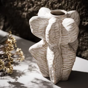 CAPIRON Ceramic Vase Unique Nordic Japan Nature Style Home Living Room Bookcase Interior Decoration Accessories Office Tabletop - Image 4