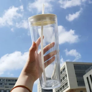 710ml Water Cup High Capacity Multifunctional Water Bottle With Strew Splash-proof Travel Transparent Drinking Bottle For Home - Image 1