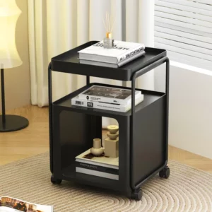 Realife A Few Sofas And Cabinets By The Side Creative Living Room Small Coffee Table Corner Bedroom Simple Iron Bedside Table - Image 4