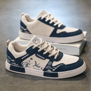 Board Shoes for Men Fashionable Anti Slip Wear-resistant Low Cut Comfortable Casual Sneaker Breathable Sports Shoes for Men - Image 6
