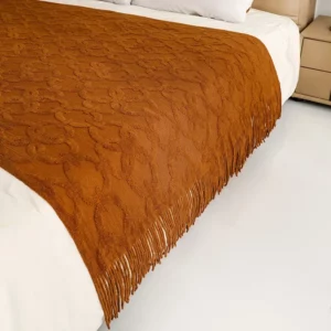 American Thread Blanket Solid Color Sofa Cover Knit Bedspread Office Nap Blanket Throw Cozy Warm Travel Shawl For Adults - Image 2