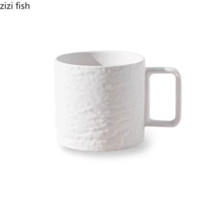 Solid Color Stone Patterned Ceramic Mug Creative Couple Cup Water Cup Office Large Capacity Coffee Cup Milk Cups Home Tea Cups - Image 6