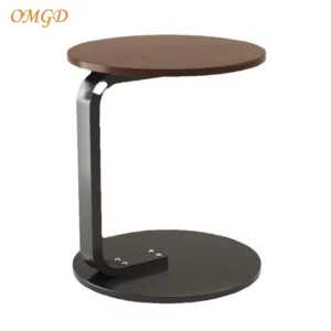 OMGD Living Room Small Round Table Balcony Sofa Next To The Coffee Table Bedroom Bedside Table Removable Simple Shelf News - Image 5