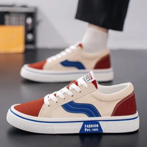 Men's Casual Sneakers Hot Selling Classic Breath Canvas Shoes Outdoor Fitness Training Shoes Anti Slip Wear-resistant Work Shoes - Image 5