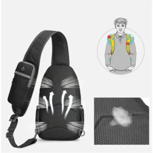 Anti-Theft Waterproof Shoulder Backpack Sling Chest Crossbody Bag Cover Pack Rucksack Bicycle Sport Carry on Weekender Bag - Image 5